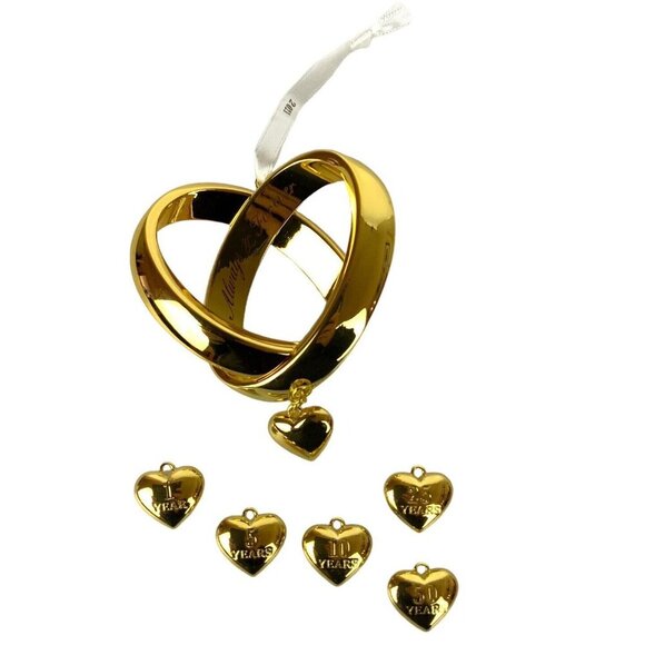 Hallmark Keepsake Ornament 2021 Always & Forever Anniversary Charms Decoration - Picture 6 of 9